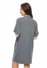 MijaCulture - Muslin maternity and breastfeeding nightdress Hazel M023 Grey
